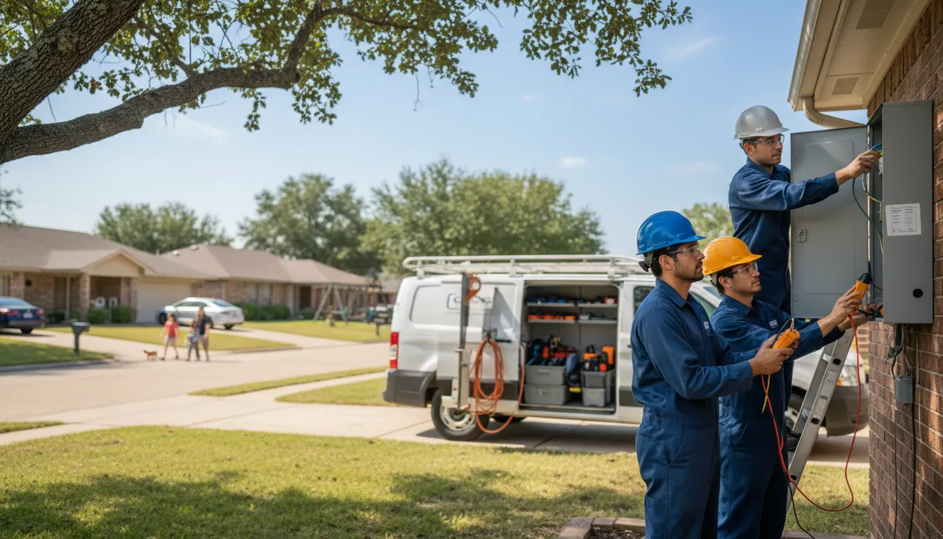Certified electrician providing emergency electrical services in Weyauwega, WI